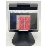1938 John Adams Plate Block US #806