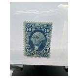 U.S. R39 Blue Power of Attorney Revenue Stamp