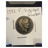 1892 P Barber Quarter Coin