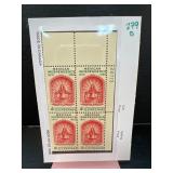 Mexican Independence 1960 U.S. Stamp Block