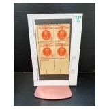 Block of 4 U.S. 4c Freedom Stamps