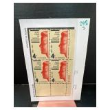 Block of 4 Boys Clubs of America Stamps