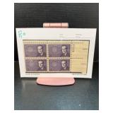 Canadian 4-Cent Stamp Block with Margin