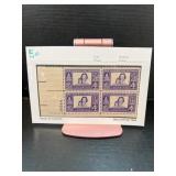 Block of 4 American Woman 4-Cent Stamps