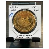 West Virginia Centennial State Commemorative Coin