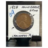 1928 Mint Error Lincoln Cent