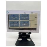 Block of 4 United States 4c Stamps