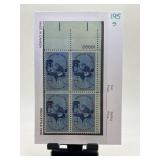 Block of 4 Canada Post Stamps with Sheet Margin