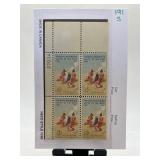 Frederic Remington US Stamp Block