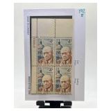 Sheet of 4 Cent Sam Rayburn Stamps