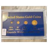 United States Gold Coin Miniature Replica Set