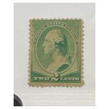 US #213 Washington Green Perforated 12 Stamp