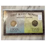 First and Last Nickels of the Twentieth Century