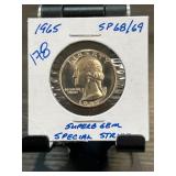 1965 Washington Quarter Special Strike Coin