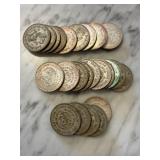 25 Silver Pesos Coins