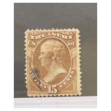 US Treasury Department 15 Cent Stamp