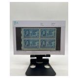 Block of Four Canadian Postage Stamps