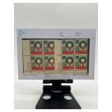 Block of Canadian Christmas Stamps