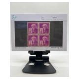 Block of Four Purple US Postage Stamps