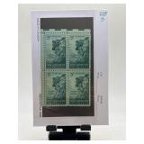 Block of New Hampshire 3-Cent Stamps