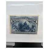 1893 Columbus 1-Cent US Postage Stamp