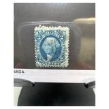 U.S. #R7 Express Blue Stamp with Cancellation