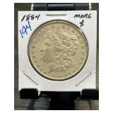 1884 Morgan Silver Dollar Coin
