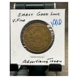 Early Good Luck Advertising Token