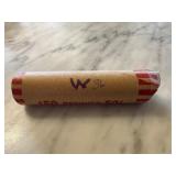 Roll of Wheat Cents in Paper Wrapper