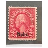 US Scott #671 Nebraska Overprint Stamp