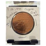 Civil War Battle of Antietam Copper Round