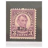 US #672 Lincoln Nebraska Overprinted Stamp