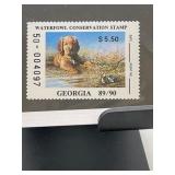Georgia 89/90 Waterfowl Conservation Stamp