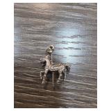 Sterling Silver Carousel Horse Charm
