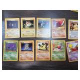 10 Mixed Pokemon Trading Cards
