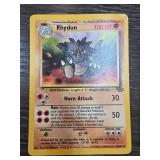 Rhydon Pokemon Card from Jungle Set