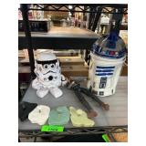 Star Wars Collectibles Lot Featuring Figures and A