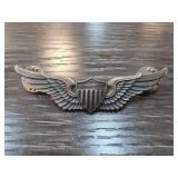 Sterling Silver Pilots Wings Pin