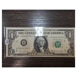 1969 Series $1 Bill in Uncirculated Condition