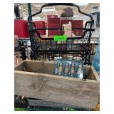 Metal Wire Basket Set With Decorative Items