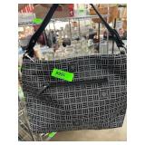 Anne Klein Black and White Shoulder Bag