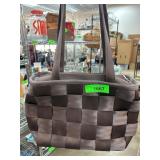 Brown Woven Seatbelt Mercedes-Benz Bag