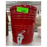 Red American Atelier Beverage Dispenser