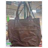 Abercrombie & Fitch Brown Leather Tote Bag