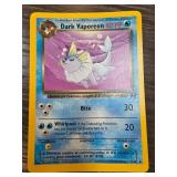 Pokemon TCG Dark Vaporeon Card " Team Rocket