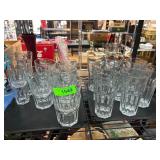Clear Glass Drinking Tumblers