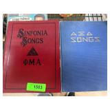 Alpha Xi Delta And Sinfonia Songbooks