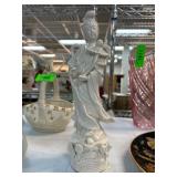 GUAN YIN Porcelain Figurine of a Woman in Flowing