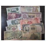 10 Mixed World Banknotes