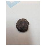 Ancient Coin with Worn Features
